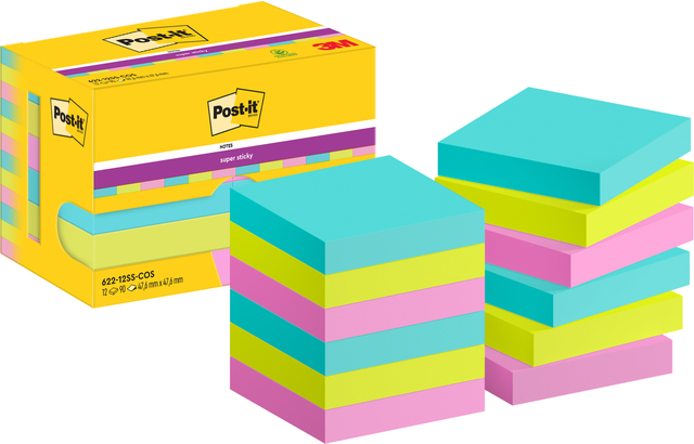 MEMOBLOK POST-IT 622 SUPER STICKY