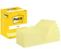 MEMOBLOK POST-IT 657 76X102MM GEEL