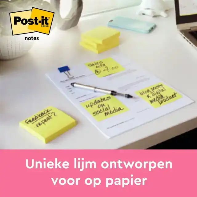 MEMOBLOK POST-IT Z-NOTE R330 76X76MM