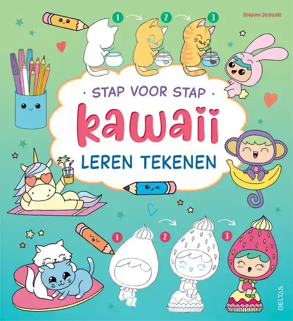 STAP VOOR STAP KAWAII LEREN TEKENEN