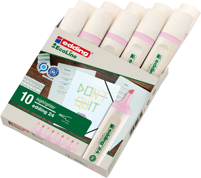 MARKEERSTIFT EDDING 24 ECO 2-5MM PASTEL