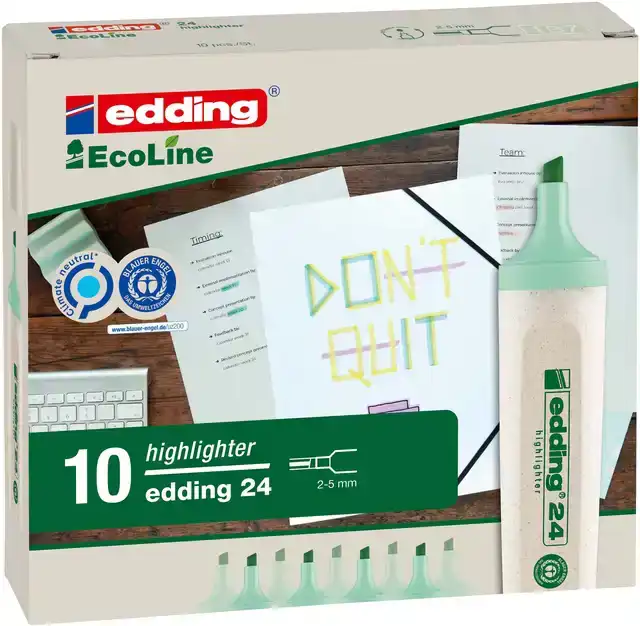 MARKEERSTIFT EDDING 24 ECO 2-5MM PASTEL