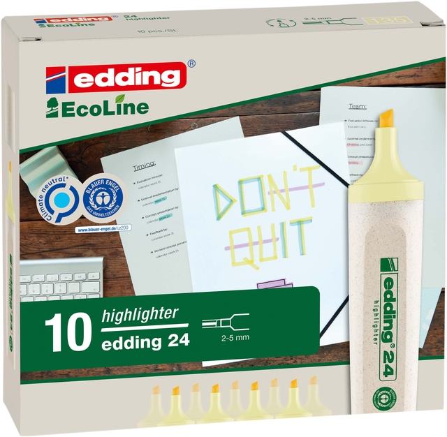MARKEERSTIFT EDDING 24 ECO 2-5MM PASTEL