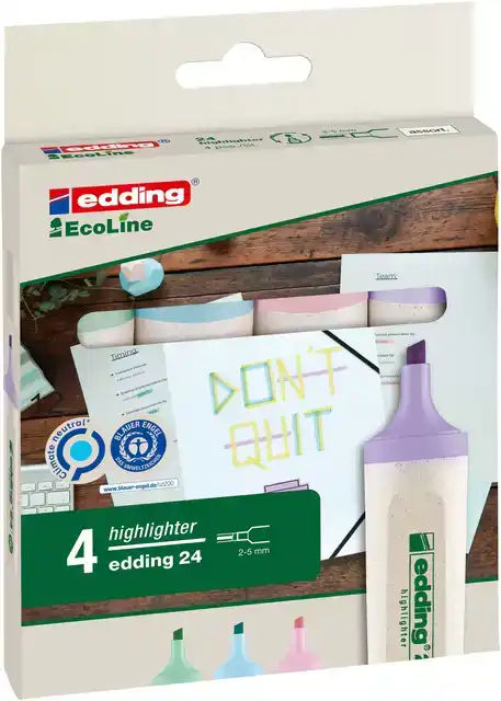 MARKEERSTIFT EDDING 24 ECO 2-5MM PASTEL
