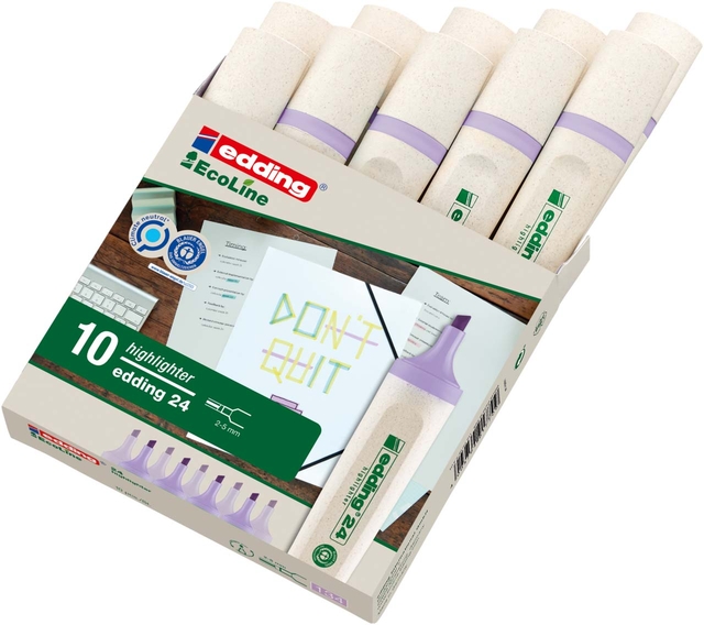 MARKEERSTIFT EDDING 24 ECO 2-5MM PASTEL