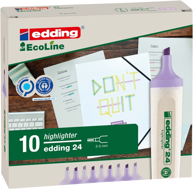 MARKEERSTIFT EDDING 24 ECO 2-5MM PASTEL