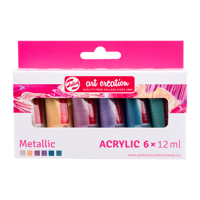 ACRYLVERF TAC METALLIC 12ML SET 6