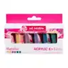 ACRYLVERF TAC METALLIC 12ML SET 6