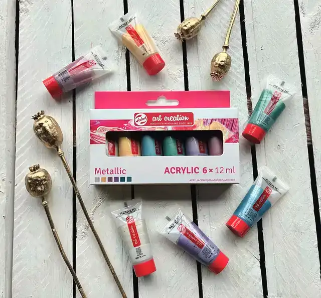 ACRYLVERF TAC METALLIC 12ML SET 6