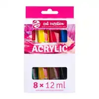 ACRYLVERF TAC 12ML SET 8 KLEUREN