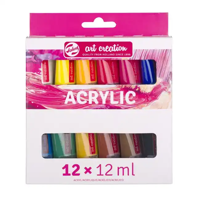 ACRYLVERF TAC 12ML SET 12 KLEUREN