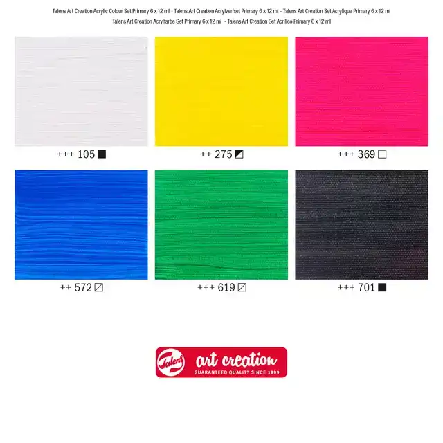 ACRYLVERF TAC PRIMARY 12ML SET 6