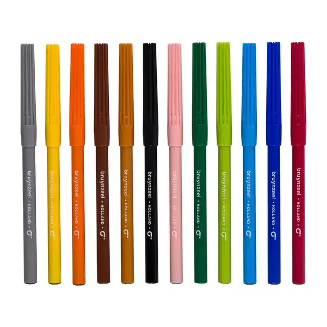 VILTSTIFT BRUYNZEEL KIDS 12 KLEUREN
