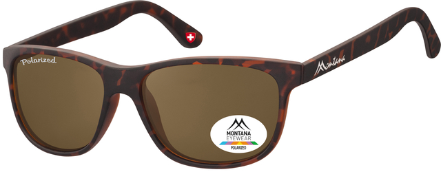 ZONNEBRIL MONTANA MET BRUIN POLAR GLAS
