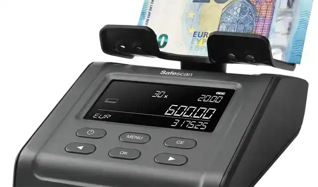 GELDTELWEEGSCHAAL SAFESCAN 6165 ZWART