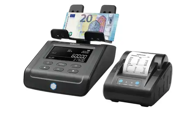 GELDTELWEEGSCHAAL SAFESCAN 6165 ZWART