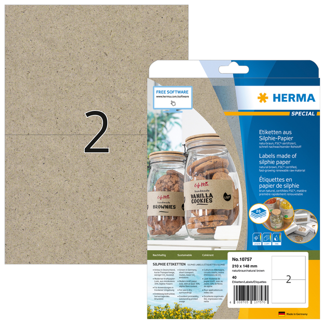 ETIKET HERMA 10757 210X148MM SILPHIE BR