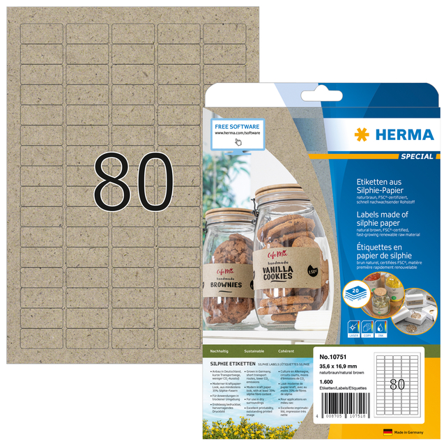 ETIKET HERMA 10751 35.6X16.9MM SILPHIE