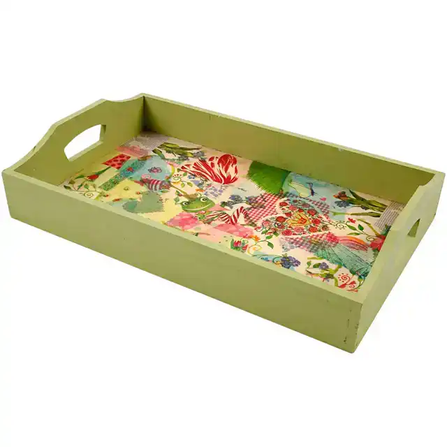 DIENBLAD CREATIV COMPANY HOUT 30X17X5CM