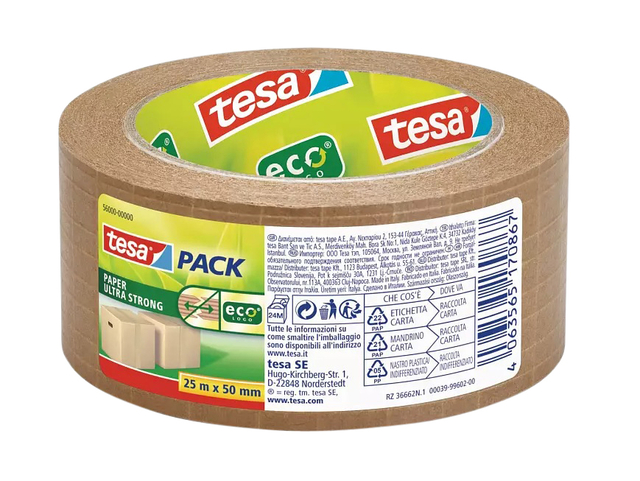 VERPAKKINGSTAPE TESA 56000 ECO PAPIER