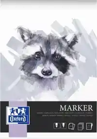 TEKENBLOK OXFORD MARKER A4 15 VEL