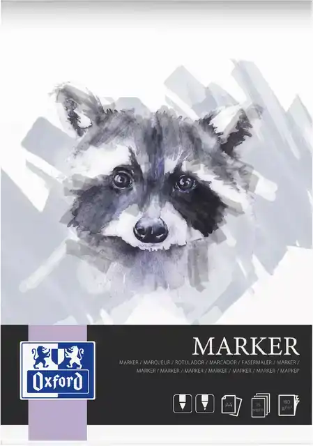 TEKENBLOK OXFORD MARKER A4 15 VEL