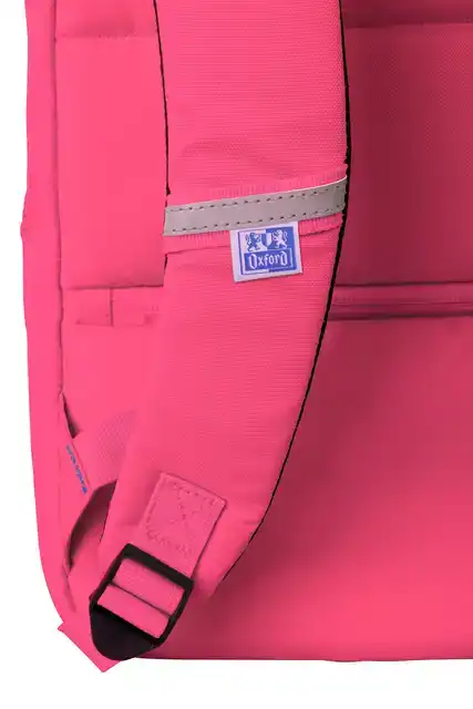 RUGZAK OXFORD 12 VAKKEN ROZE