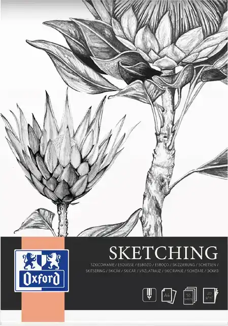 TEKENBLOK OXFORD SKETCHING A4 50 VEL