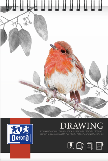 TEKENBLOK OXFORD DRAWING A4 50 VEL