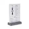 KAARTHOUDER EUROPEL A4 POLYSTONE