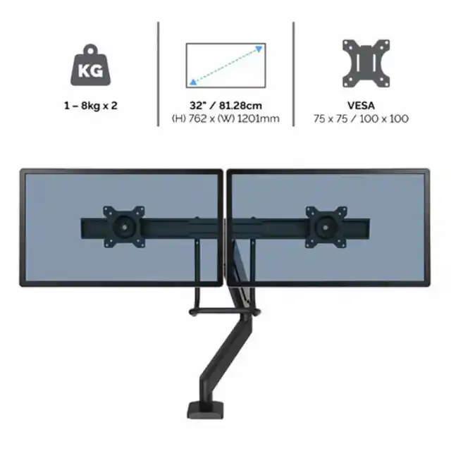 MONITORARM FELLOWES EPPA CROSSBAR