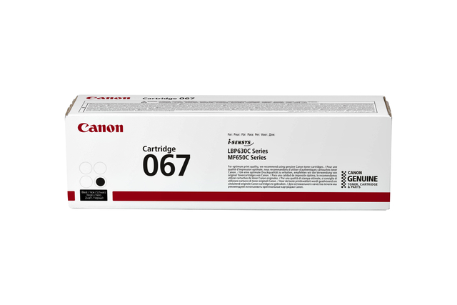 TONERCARTRIDGE CANON 067 ZWART