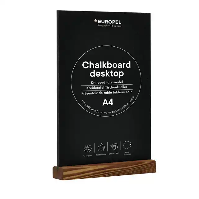 KRIJTBORD EUROPEL TAFELMODEL A4 STAAND