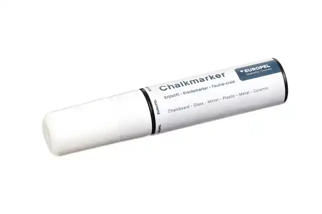 KRIJTSTIFT EUROPEL 15MM WIT BLISTER