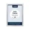 INFOKADER EUROPEL ZELFKLEVEND A4 ZILVER
