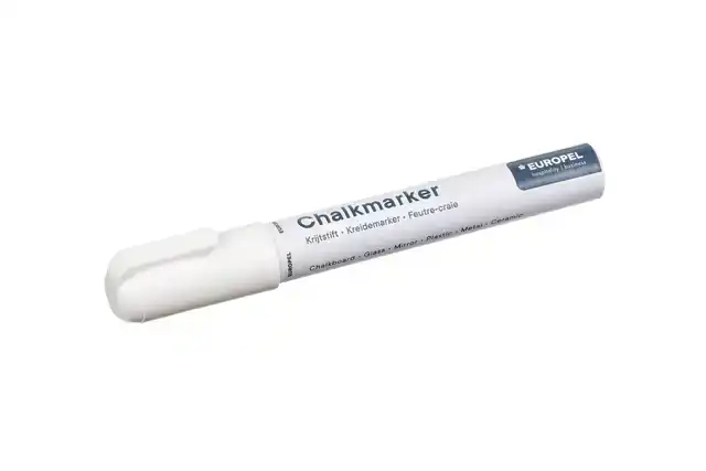 KRIJTSTIFT EUROPEL 6MM WIT BLISTER