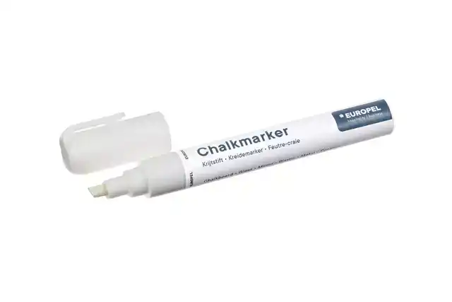 KRIJTSTIFT EUROPEL 6MM WIT BLISTER