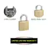HANGSLOT MASTERLOCK 4 GELIJKSLUITEND