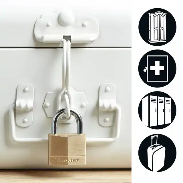HANGSLOT MASTERLOCK 4 GELIJKSLUITEND