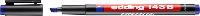 VILTSTIFT EDDING 143 SCHUIN 1-3MM BLAUW