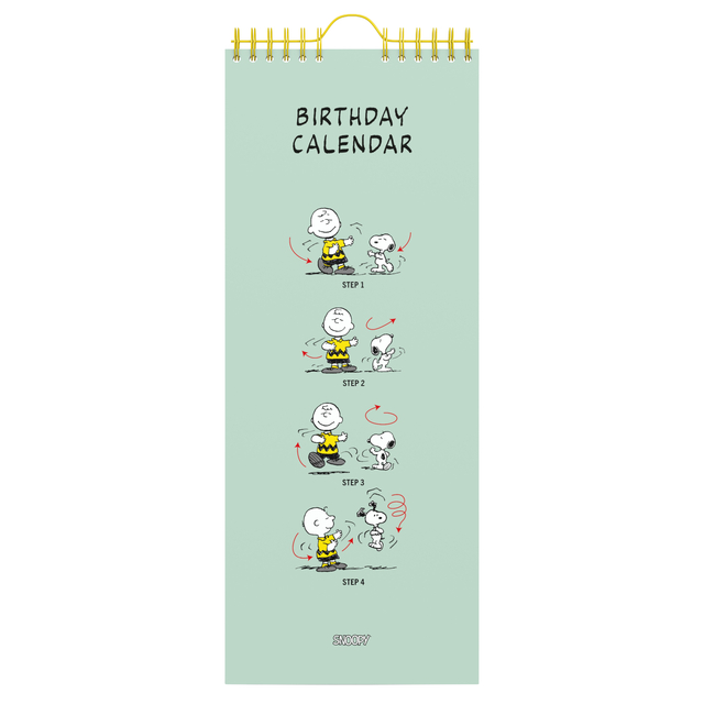 VERJAARDAGSKALENDER LANNOO PEANUTS