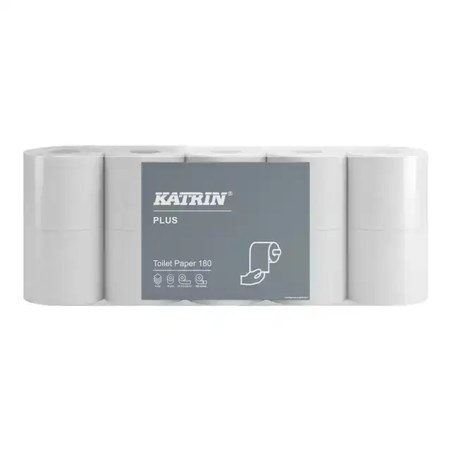 TOILETPAPIER KATRIN 4LAAGS 180 VEL WIT
