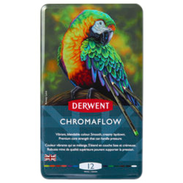 CHROMAFLOW KLEURPOTLODENSET DERWENT (12