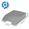 BRIEVENBAK LEITZ RECYCLE A4 BLAUW