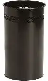 PAPIERBAK BRASQ 21 LITER RVS ZWART
