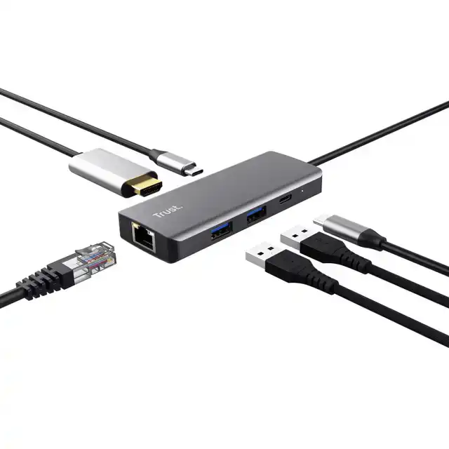 ADAPTER TRUST DALYX 6-IN-1 USB-C