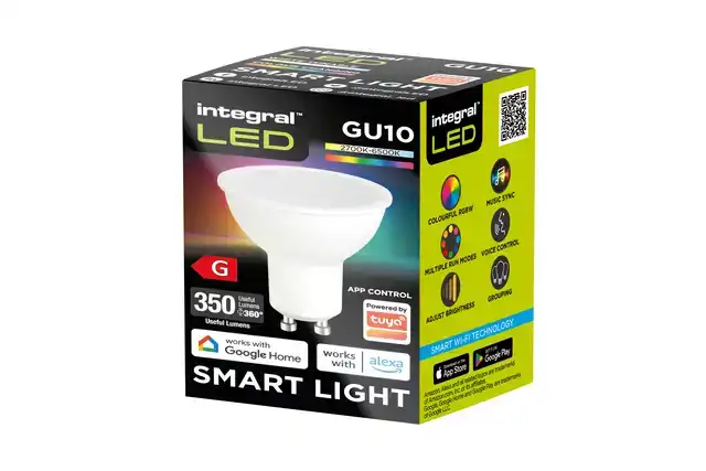 LEDLAMP INTEGRAL GU10 6500K SMART RGBW
