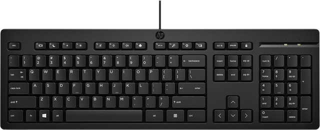 TOETSENBORD HP 125 ZWART