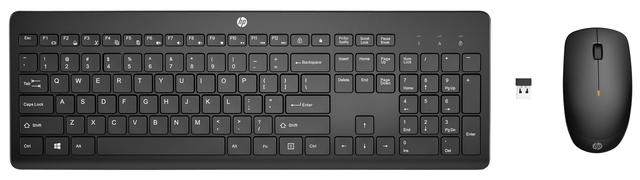 TOETSENBORD + MUIS HP 235 DRAADLOOS