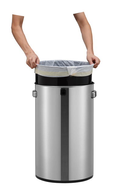 AFVALBAK EKO URBAN BIN 60L RVS